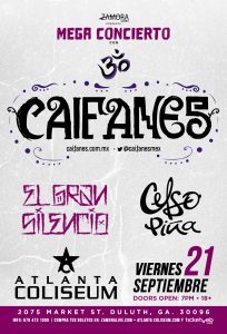 Mega Concierto en Atlanta: Caifanes, Celso Piña y el Gran Silencio @ Atlanta coliseum
