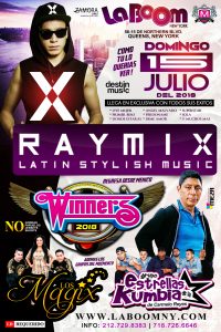 Raymix en La Boom NY - Domingo 15 de Julio @ LA BOOM NY