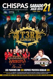 T3R ELEMENTO - Chispas Discoteque @ CHISPAS DISCOTEQUE