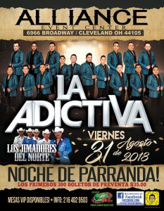 La Adictiva en Cleveland @ Alliance Event Center AEC | Cleveland | Ohio | United States