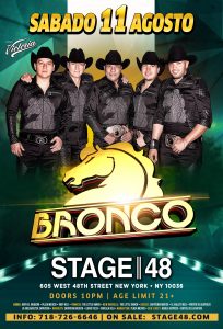 Grupo Bronco en Stage 48 @ STAGE 48