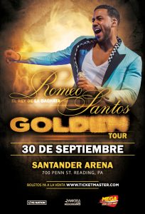 Romeo Santos en Reading, Pensilvania @ Santander Arena