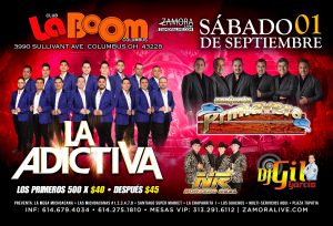La Adictiva y Conjunto Primavera en La Boom Columbus @ LA BOOM COLUMBUS