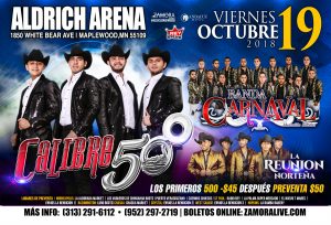 Calibre 50 en Aldrich Arena @ Aldrich Arena
