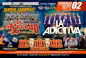 Súper Jaripeo con Banda El Recodo, La Adictiva y Los Destructores de Memo Ocampo @ Marion County Fairgrounds | Indianapolis | Indiana | United States