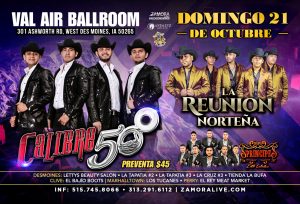 Calibre 50 en Des Moines @ VAL AIR BALLROOM