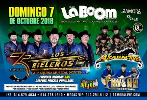 Los Rieleros Del Norte en Columbus @ LA BOOM COLUMBUS
