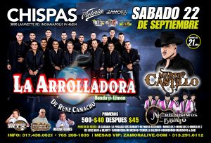 La Arrolladora · Martin Castillo · Norteñisimo del Bravo @ CHISPAS DISCOTEQUE