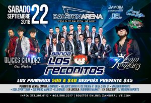 Los Recoditos · Ulices Chaidez · Lenin Ramirez @ Ralston Arena