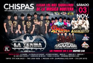 La Zenda Norteña en Chispas Discoteque @ CHISPAS DISCOTEQUE