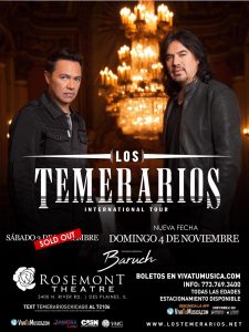 Los Temerarios en Chicago @ Rosemont Theatre | Rosemont | Illinois | United States