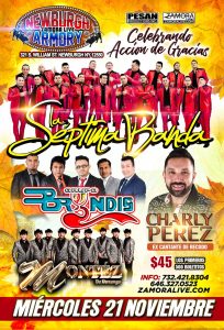 Celebrando Acción de Gracias con La Séptima Banda @ Newburg Armory