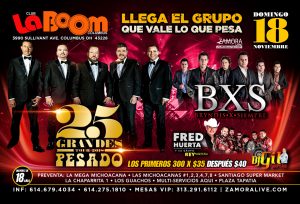 Grupo Pesado en La Boom Columbus @ LA BOOM COLUMBUS