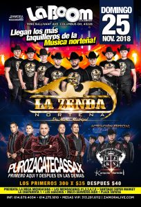 La Zenda Norteña en Columbus @ LA BOOM COLUMBUS