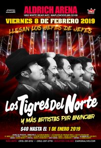 Los Tigres del Norte en Aldrich @ Aldrich Arena